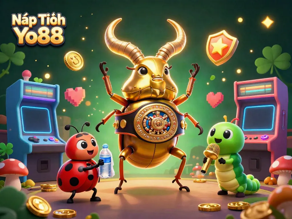 Experience seamless Nạp Tiền Yo88 transactions with vibrant, dynamic gaming elements.