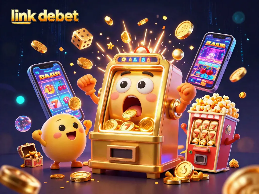 Experience thrilling wins with link debet's vibrant slot machines and explosive jackpot celebrations!
